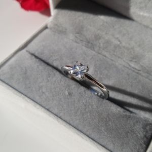Princess Cut Solitaire Engagement Ring